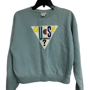 Guess Originals Logo Crewneck Pullover Sweatshirt